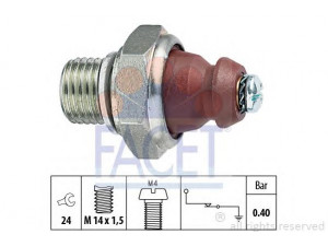 FACET 7.0074 alyvos slėgio jungiklis 
 Variklis -> Variklio elektra
A 004 542 59 17