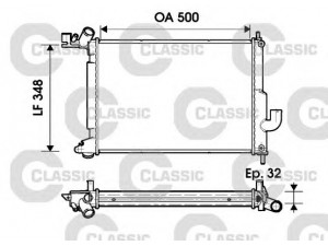 VALEO 232349 radiatorius, variklio aušinimas 
 Aušinimo sistema -> Radiatorius/alyvos aušintuvas -> Radiatorius/dalys
1300178, 1300178, 52479093