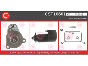 CASCO CST10601RS starteris 
 Elektros įranga -> Starterio sistema -> Starteris
51262017092, 51262017108, 51262017127