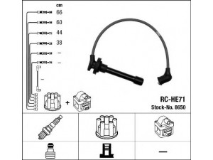 NGK 8650 uždegimo laido komplektas 
 Kibirkšties / kaitinamasis uždegimas -> Uždegimo laidai/jungtys
5-8600-4641-0