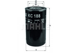 MAHLE ORIGINAL KC 188 kuro filtras 
 Techninės priežiūros dalys -> Papildomas remontas
1399760, 2992241, 503103529, 504033400