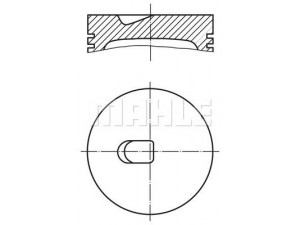 MAHLE ORIGINAL 676 09 01 stūmoklis 
 Variklis -> Cilindrai/stūmokliai