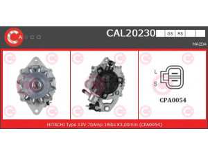 CASCO CAL20230RS kintamosios srovės generatorius 
 Elektros įranga -> Kint. sr. generatorius/dalys -> Kintamosios srovės generatorius
R25218300, R25218300B, R2S218300