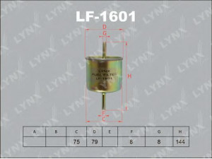 LYNXauto LF-1601 kuro filtras 
 Techninės priežiūros dalys -> Papildomas remontas
1022150, 6594603, 92FB9155AA, 92FB9155AB