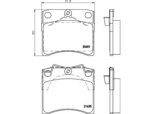 HELLA PAGID 8DB 355 018-381 stabdžių trinkelių rinkinys, diskinis stabdys 
 Techninės priežiūros dalys -> Papildomas remontas
701698151A, 701698151B, 701698151F