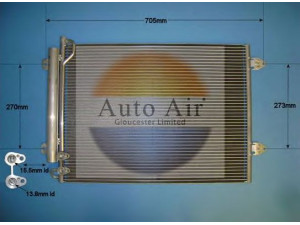 AUTO AIR GLOUCESTER 16-1321 kondensatorius, oro kondicionierius 
 Oro kondicionavimas -> Kondensatorius
3C0820411C, 3C0820411E