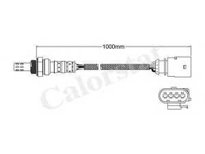 CALORSTAT by Vernet LS140664 lambda jutiklis 
 Elektros įranga -> Jutikliai
06E906265D, 06E906265N, 4L0906262J