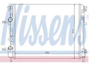 NISSENS 63809 radiatorius, variklio aušinimas 
 Aušinimo sistema -> Radiatorius/alyvos aušintuvas -> Radiatorius/dalys
6001545765, 81 00 343 476, 82 00 033 831