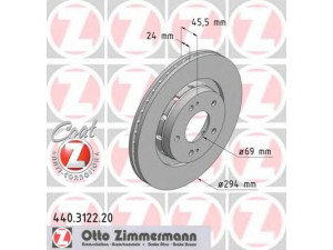 ZIMMERMANN 440.3122.20 stabdžių diskas 
 Dviratė transporto priemonės -> Stabdžių sistema -> Stabdžių diskai / priedai
4615A006, 4615A113, MR128659, MR205215