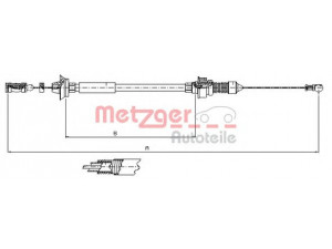 METZGER 1173.7 akceleratoriaus trosas 
 Kuro mišinio formavimas -> Karbiuratorius, sistema -> Valdymo sąsajos/amortizatorius/kameros
1305134080