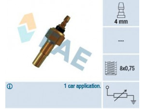 FAE 32140 siuntimo blokas, aušinimo skysčio temperatūra 
 Elektros įranga -> Jutikliai
1757-18-510, 1757-18-510 A