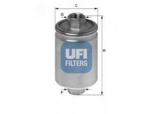 UFI 31.750.00 kuro filtras 
 Techninės priežiūros dalys -> Papildomas remontas
WJN101190, WJN101191