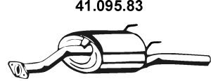 EBERSPÄCHER 41.095.83 galinis duslintuvas 
 Išmetimo sistema -> Duslintuvas
18030-S04-E10, 18307-SR4-J41