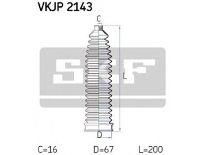 SKF VKJP 2143 gofruotoji membrana, vairavimas 
 Vairavimas -> Gofruotoji membrana/sandarinimai