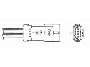 NGK 1704 lambda jutiklis 
 Variklis -> Variklio elektra
7700 103 504, 7700 875 342, 7700 103 504