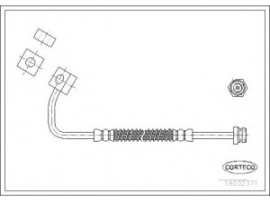 CORTECO 19032371 stabdžių žarnelė
0K01143810B, 0K01143810C