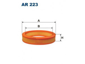 FILTRON AR223 oro filtras 
 Techninės priežiūros dalys -> Techninės priežiūros intervalai
334, 6132769, 84HF9600AA, 84HF9601AA