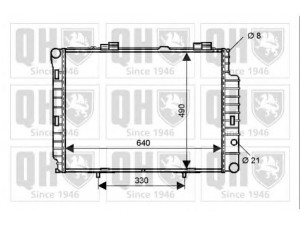 QUINTON HAZELL QER2245 radiatorius, variklio aušinimas