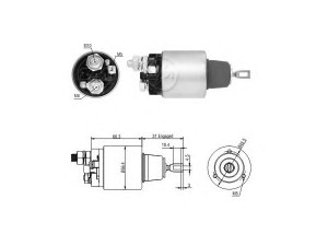 ERA 227238 solenoidinis jungiklis, starteris