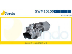SANDO SWM10100.1 valytuvo variklis 
 Priekinio stiklo valymo sistema -> Varikliukas, priekinio stiklo valytuvai
8E1955119