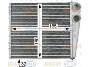 HELLA 8FH 351 315-781 šilumokaitis, salono šildymas 
 Šildymas / vėdinimas -> Šilumokaitis
1K0 819 031, 1K0 819 031 A, 1K0 819 031 B