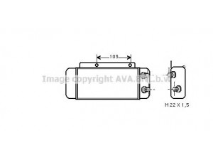 AVA QUALITY COOLING MS3185 alyvos aušintuvas, variklio alyva 
 Aušinimo sistema -> Radiatorius/alyvos aušintuvas -> Alyvos aušintuvas
1245000200