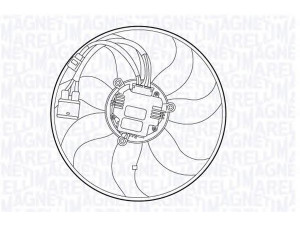 MAGNETI MARELLI 069422557010 ventiliatorius, radiatoriaus
1K0959455CQ, 1K0959455DT