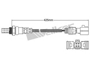 WALKER PRODUCTS 250-24923 lambda jutiklis 
 Išmetimo sistema -> Lambda jutiklis
89465 02270