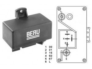 BERU GR065 valdymo blokas, kaitinimo žvakių sistema 
 Elektros įranga -> Valdymo blokai
91 51 58 69, 92 51 58 67, 92 51 58 69