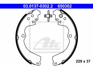 ATE 03.0137-0302.2 stabdžių trinkelių komplektas 
 Techninės priežiūros dalys -> Papildomas remontas
26257AA030, 26257AA040, 26257AA050