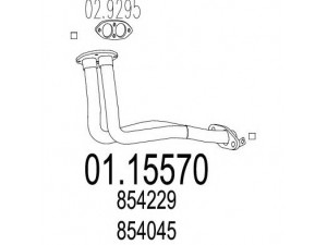 MTS 01.15570 išleidimo kolektorius 
 Išmetimo sistema -> Išmetimo vamzdžiai
854045, 854229