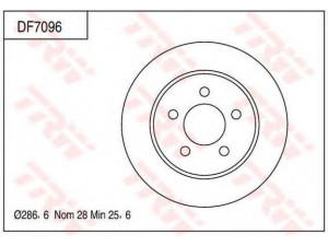 TRW DF7096 stabdžių diskas 
 Dviratė transporto priemonės -> Stabdžių sistema -> Stabdžių diskai / priedai
AU21125A