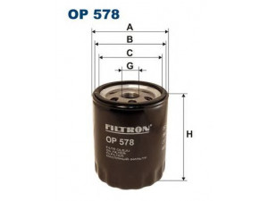FILTRON OP578 alyvos filtras 
 Techninės priežiūros dalys -> Techninės priežiūros intervalai
OK138, 5939832, 60504569, 46805828