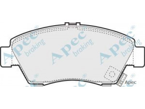 APEC braking PAD815 stabdžių trinkelių rinkinys, diskinis stabdys 
 Techninės priežiūros dalys -> Papildomas remontas
06450S5AE50, 45022504V10, 45022S04V10