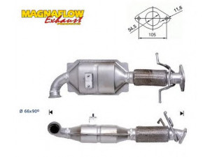 MAGNAFLOW 79208D katalizatoriaus keitiklis 
 Išmetimo sistema -> Katalizatoriaus keitiklis
36002229