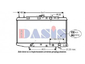 AKS DASIS 100332N radiatorius, variklio aušinimas 
 Aušinimo sistema -> Radiatorius/alyvos aušintuvas -> Radiatorius/dalys
19010PM3902