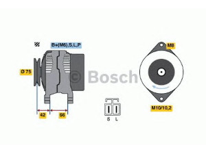 BOSCH 0 986 036 331 kintamosios srovės generatorius 
 Elektros įranga -> Kint. sr. generatorius/dalys -> Kintamosios srovės generatorius
B675-18-300, B675-18-300A, B675-18-300B