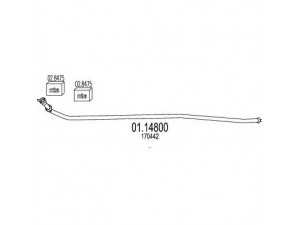 MTS 01.14800 išleidimo kolektorius 
 Išmetimo sistema -> Išmetimo vamzdžiai
170442
