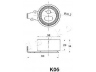 JAPKO 45K05 įtempiklis, paskirstymo diržas 
 Diržinė pavara -> Paskirstymo diržas/komplektas -> Dirželio įtempiklis (įtempimo blokas)
0K054-12700A