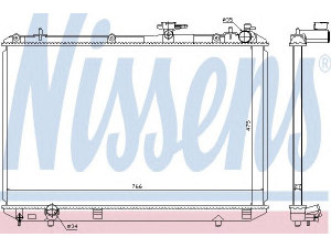 NISSENS 646828 radiatorius, variklio aušinimas 
 Aušinimo sistema -> Radiatorius/alyvos aušintuvas -> Radiatorius/dalys
16041-20410, 1604120410
