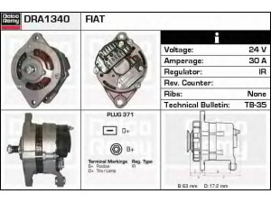 DELCO REMY DRA1340 kintamosios srovės generatorius 
 Elektros įranga -> Kint. sr. generatorius/dalys -> Kintamosios srovės generatorius
47 157 86, 47 178 71, 47 218 90