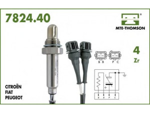 MTE-THOMSON 7824.40.120 lambda jutiklis 
 Išmetimo sistema -> Jutiklis/zondas
1628.J4, 1628.L4, 96036827, 9603682780