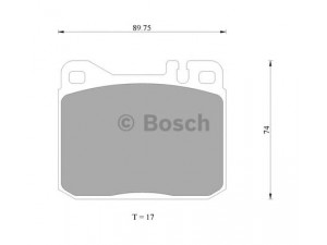 BOSCH 0 986 AB4 687 stabdžių trinkelių rinkinys, diskinis stabdys 
 Techninės priežiūros dalys -> Papildomas remontas
000 420 59 20, 000 420 60 20, 000 420 78 20