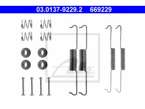 ATE 03.0137-9229.2 priedų komplektas, stabdžių trinkelės 
 Stabdžių sistema -> Būgninis stabdys -> Dalys/priedai