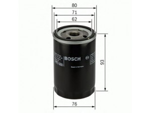 BOSCH 0 451 103 337 alyvos filtras 
 Filtrai -> Alyvos filtras
047 115 561 B, 047 115 561 G, 047 115 561 B