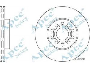 APEC braking DSK2207 stabdžių diskas 
 Dviratė transporto priemonės -> Stabdžių sistema -> Stabdžių diskai / priedai
1K0615301AB, 1K0615301K, 1K0615301T