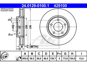 ATE 24.0129-0100.1 stabdžių diskas 
 Dviratė transporto priemonės -> Stabdžių sistema -> Stabdžių diskai / priedai
JLM 20150