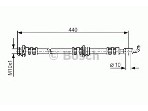 BOSCH 1 987 476 540 stabdžių žarnelė 
 Stabdžių sistema -> Stabdžių žarnelės
B092-43-980