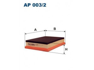 FILTRON AP003/2 oro filtras 
 Techninės priežiūros dalys -> Techninės priežiūros intervalai