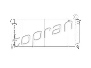 TOPRAN 102 724 radiatorius, variklio aušinimas 
 Aušinimo sistema -> Radiatorius/alyvos aušintuvas -> Radiatorius/dalys
191 121 251C, 191 121 251F, 191 121 253B